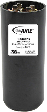 Perfect Aire ProAire 216-259 MFD 250 V Round Start Capacitor