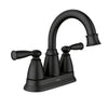 Moen Banbury Chrome Centerset Bathroom Sink Faucet 4 in.