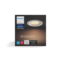 Philips Hue Round E26 (Medium) Retrofit Kit White 65 Watt Equivalence 1 pk