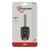 KeyStart Renewal KitAdvanced Remote Automotive Replacement Key CP107 Double For Honda