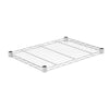 Honey Can Do 1 in. H x 24 in. W x 18 in. D Steel Shelf Rack Silver