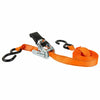 Keeper 1 in. W X 15 ft. L Orange Tie Down w/Ratchet 500 lb 2 pk