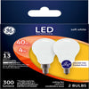 GE A15 E12 (Candelabra) LED Bulb Soft White 40 Watt Equivalence (Pack of 12)