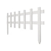 Greenes 36 in. L x 18 in. H Wood White Garden Fence (Pack of 24)