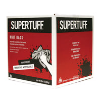 SuperTuff 12 in. W X 12 in. L White Cotton Rags