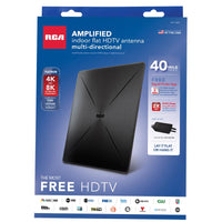 RCA Indoor HDTV Flat Antenna 1 pk