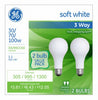 3-Way Light Bulbs, Frosted Soft White, 30/70/100-Watts, 2-Pk. (Pack of 6)