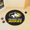 Michigan Tech University Hockey Puck Rug - 27in. Diameter