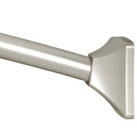 BRUSHED NICKEL ADJUSTABLE CURVED SHOWER ROD