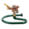 Orbit 58643 3/4 Green Brass Impact Sprinkler On Metal Ring Base