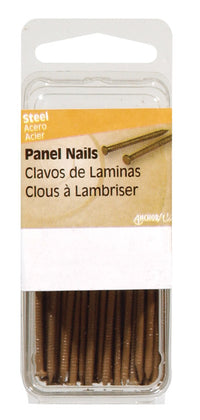 Hillman 1 in. L Panel Steel Nail Annular Ring Shank Large (Pack of 6)