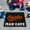 MLB - Baltimore Orioles Script Man Cave Rug - 5ft. x 6ft.