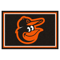 MLB - Baltimore Orioles 5ft. x 8 ft. Plush Area Rug