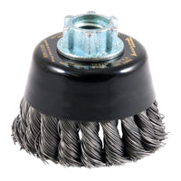 Forney 3 in. D X 5/8 in. Coarse Steel Cup Brush 15000 rpm 1 pc