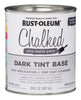 Rust-Oleum Chalked Dark Tint Base Chalk Paint 29 oz. (Pack of 2)