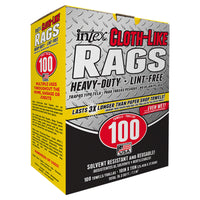 Intex Cloth-Like Fiber Blend 100-Count Wiping Rag 11 L x 10 W in.