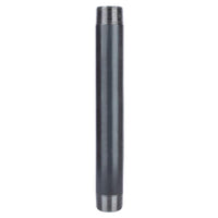 STZ Industries 1-1/4 in. MIP each X 1-1/4 in. D MIP Black Steel 12 in. L Nipple