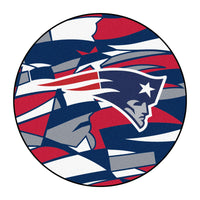 NFL - New England Patriots XFIT Roundel Rug - 27in. Diameter