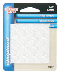 Shepherd Hardware Vinyl Self Adhesive Pad Clear Round 16 pk