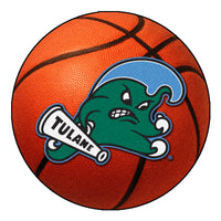 Tulane University Basketball Rug - 27in. Diameter