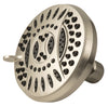 PlumbCraft Brushed Nickel Plastic 6 settings Showerhead 2 gpm