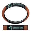 Michigan State University Football Grip Steering Wheel Cover 15" Diameter