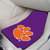 Clemson University Purple Carpet Car Mat Set - 2 Pieces