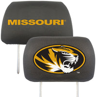 University of Missouri Embroidered Head Rest Cover Set - 2 Pieces