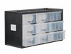 Stanley 14.25 in. W X 8.25 in. H X 6 in. D Storage Organizer Polypropylene 9 compartments Black/Clea