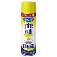 Sprayway Lemon Scent Furniture Polish 16 oz Spray (Pack of 6).