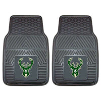 NBA - Milwaukee Bucks Heavy Duty Car Mat Set - 2 Pieces