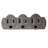 Projex Grounded 3 outlets Adapter 1 pk