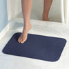 Interdesign 16217 18" X 24" Navy Idry Bath Mat