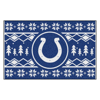 NFL - Indianapolis Colts Holiday Sweater Rug - 19in. x 30in.