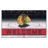 NHL - Chicago Blackhawks Rubber Door Mat - 18in. x 30in.