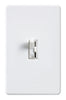 Lutron White Ariadni Toggle Switch with Glide Dimmer