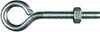 Stanley Hardware N221-119 1/4" X 3" Zinc Plated Eye Bolt With Nut Assembled (Pack of 20)