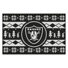 NFL - Las Vegas Raiders Holiday Sweater Rug - 19in. x 30in.