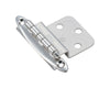 Amerock 2 in. W x 2-3/4 in. L Polished Chrome Steel Decorative Hinge 2 (Pack of 25)