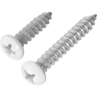 V108S Shelf Bracket Screw 2/pk - White