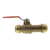 SharkBite 1 in. Brass Push Fit Slip Ball Valve Full Port