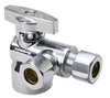 BK Products ProLine 1/2 in. FIP X 3/8 in. Compression Brass Angle Stop Valve