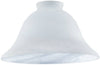 Westinghouse Wide Bell White Glass Fan/Fixture Shade 1 pk (Pack of 6)