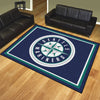 MLB - Seattle Mariners 8ft. x 10 ft. Plush Area Rug