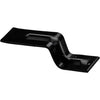 National Hardware Gloss Black Hot Rolled Steel Open Bar Holder 1 pk