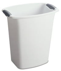 Sterilite 3 gal. White Wastebasket 11.88 x 8.5 x 13.25 in. (Pack of 6)