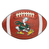 University of Miami Sebastian the Ibis Football Rug - 20.5in. x 32.5in.