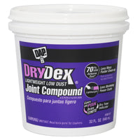 DAP DryDex White All Purpose Lightweight Joint Compound 32 oz. (Pack of 8)