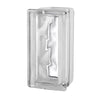 Seves 8 in. H X 4 in. W X 4 in. D Nubio Allbend Glass Block (Pack of 6)