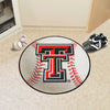 Texas Tech University Baseball Rug - 27in. Diameter